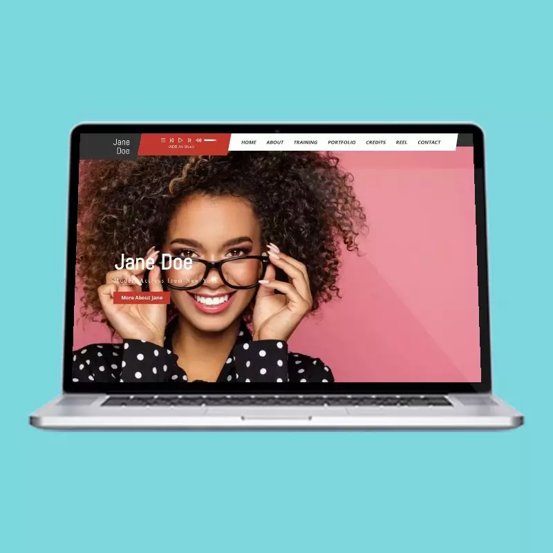Waveform actor website design