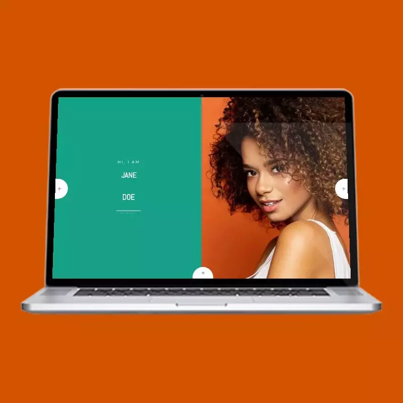 Side Slide actor website design