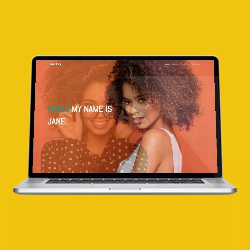 In The Spotlight actor website design