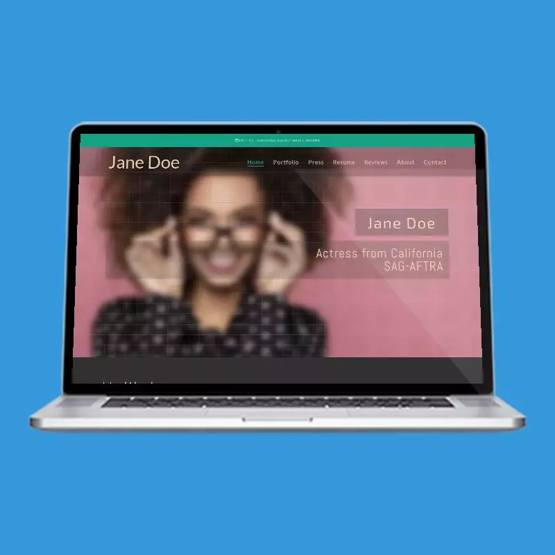 Caligo actor website design