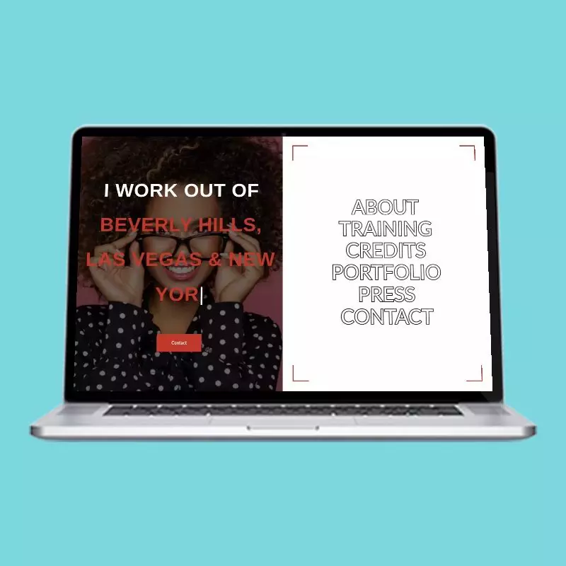 Matinee actor website design