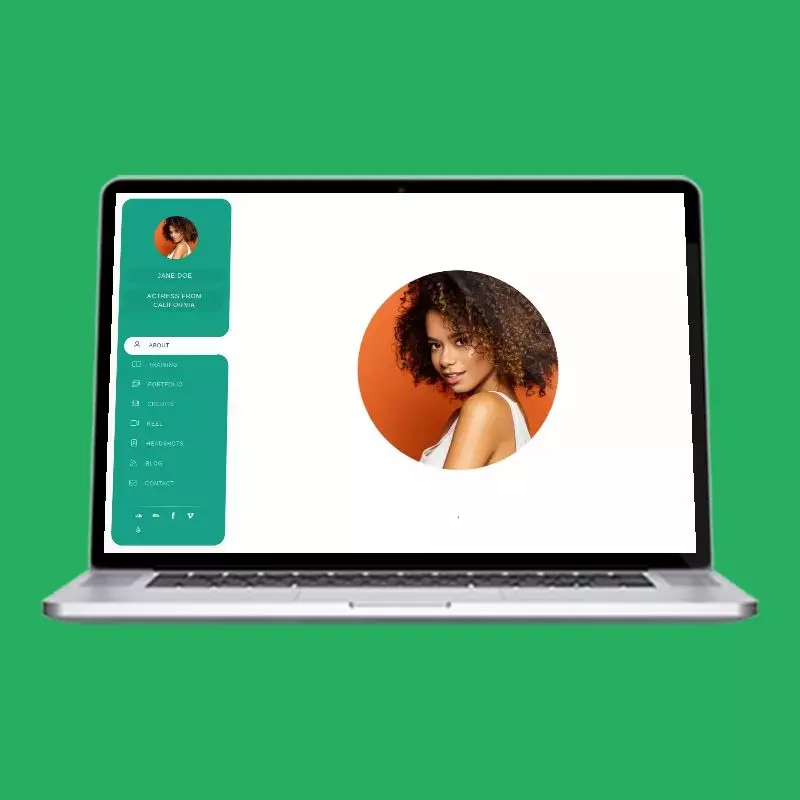 Solitaire actor website design