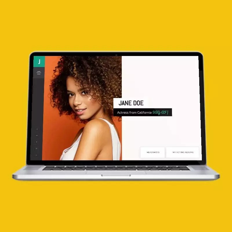 MyLoria actor website design