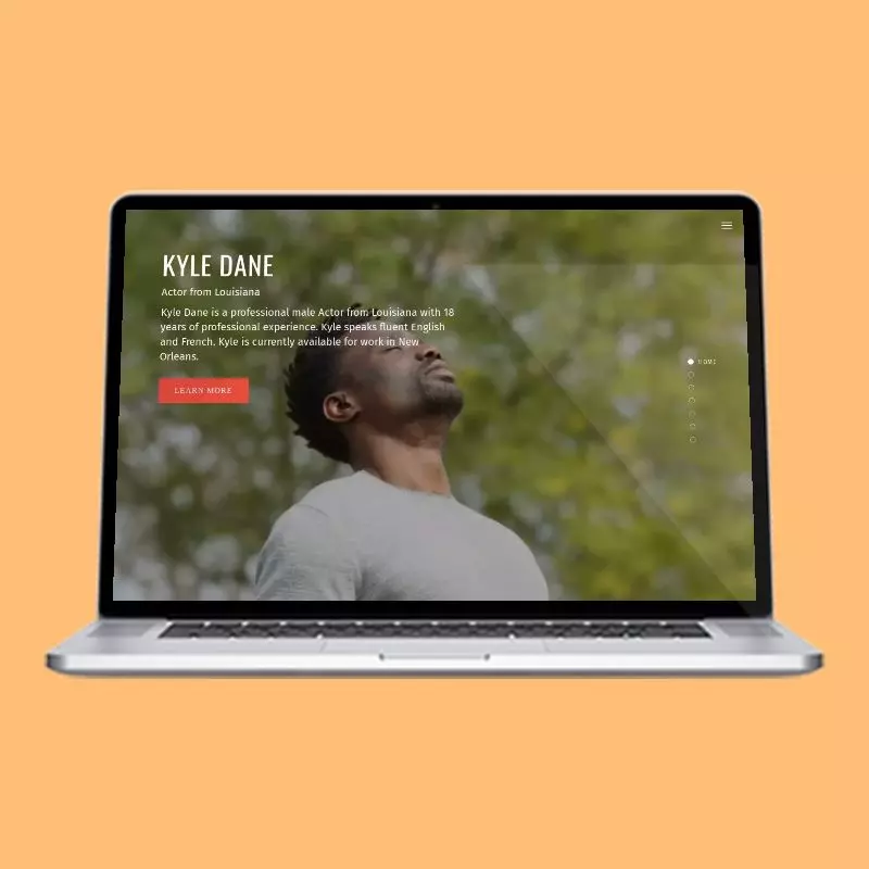 PromoGear actor website design