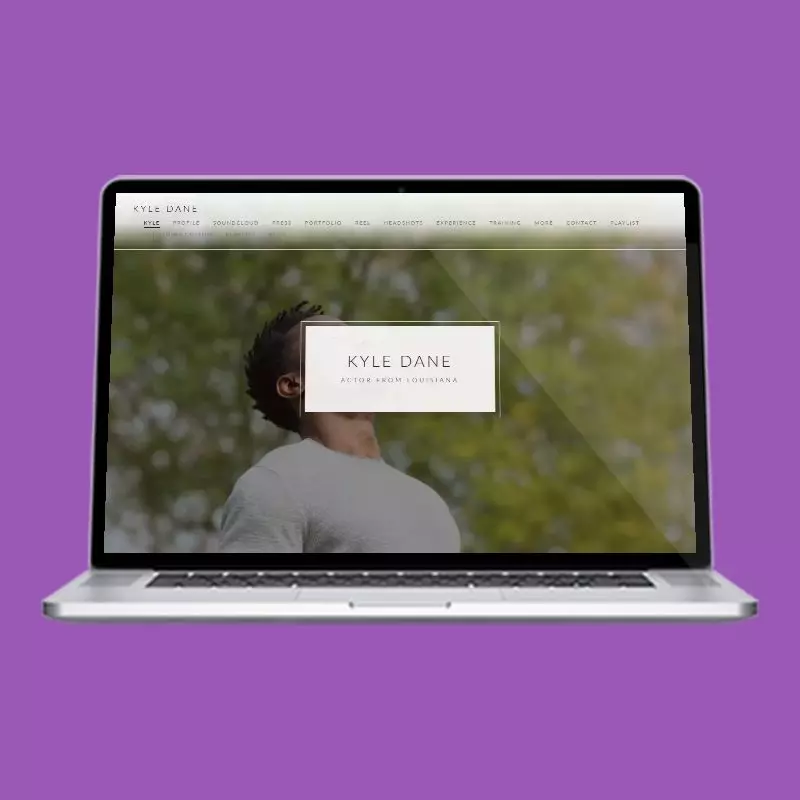 Production House actor website design