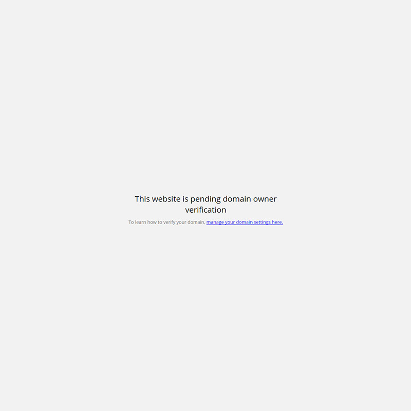 Unpublished SquareSpace website