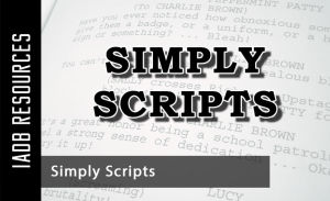 Sides & Rehearsing Services: Simply Scripts Read Scripts...