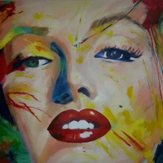Art by Aga Czech: MARILYN IN COLORS 