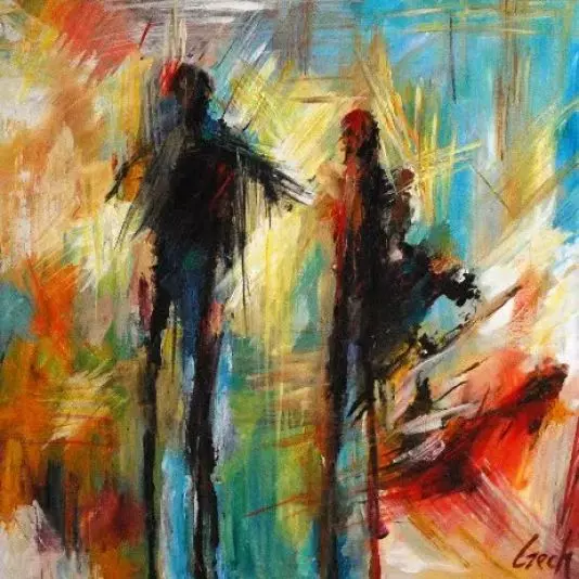 Art by Aga Czech: MEETING