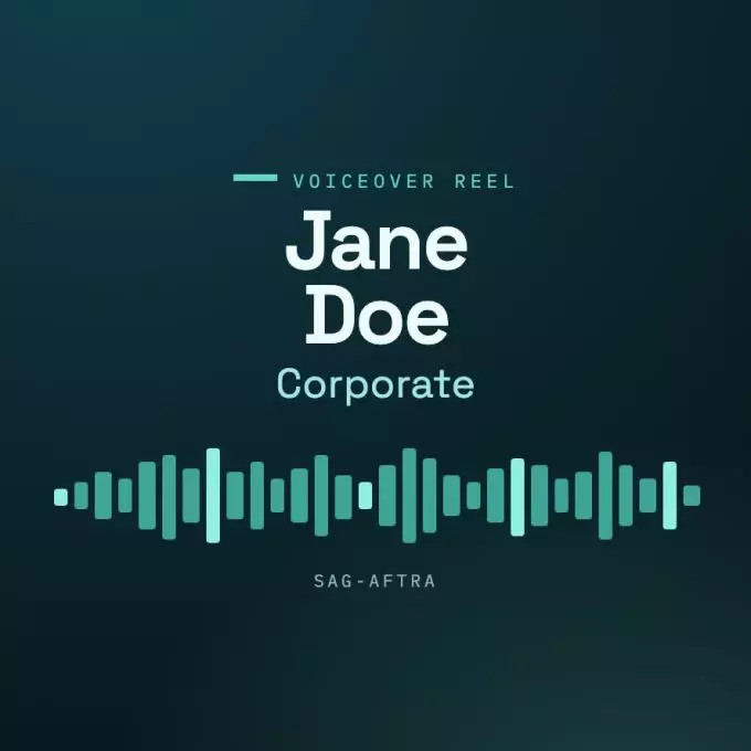 Voiceover Reel: Corporate