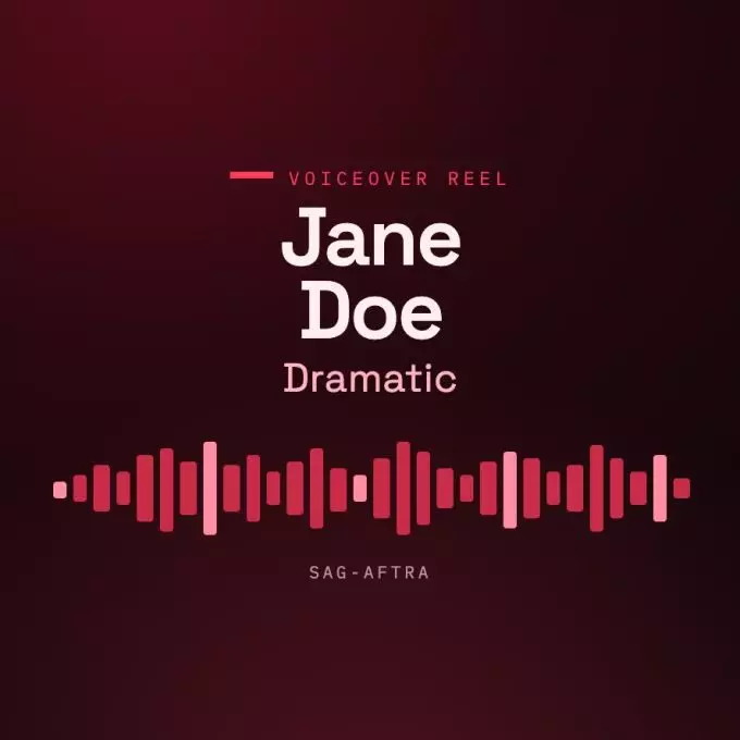 Voiceover Reel: Dramatic