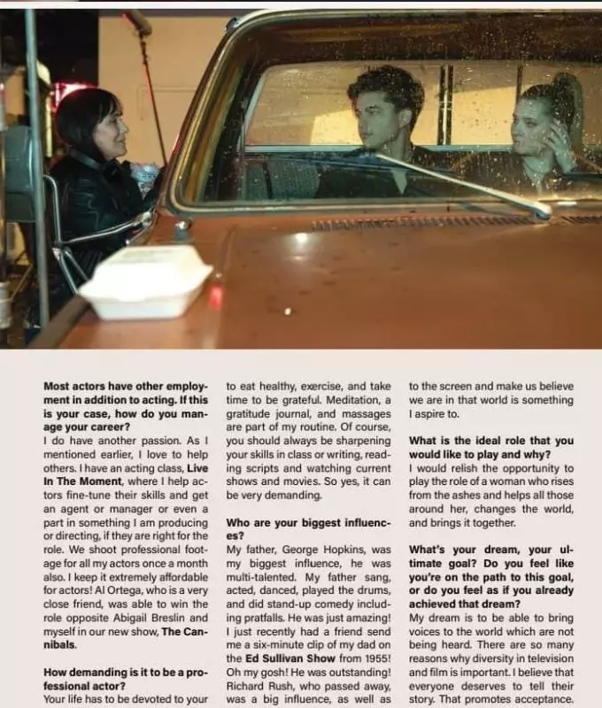 The Cannibals team on the Heart of Hollywood magazine (Kim Hopkins, Al Ortega, Abigail Breslin) Acting Headshots