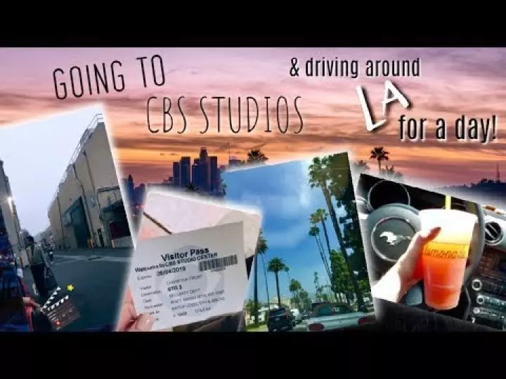 LA VLOG | GOING TO CBS STUDIOS TO WORK FOR A TV SHOW & DRIVING AROUND LA FOR THE DAY!