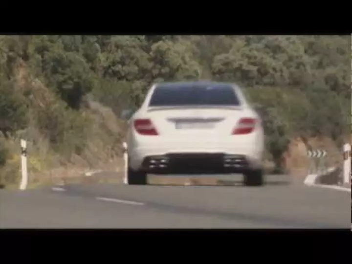 MERCEDES BENZ 2012 C63 AMG DIAMOND WHITE REMIX BY