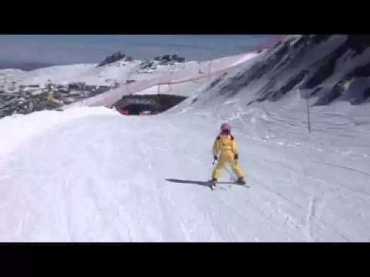 Scarlett Wintle Skiing - Sierra Nevada
