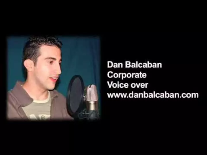 Corporate Voice reel Dan Balcaban