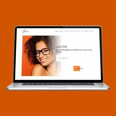 Soft Focus actor website design